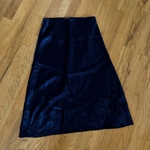 Aritzia Babaton Navy Skirt